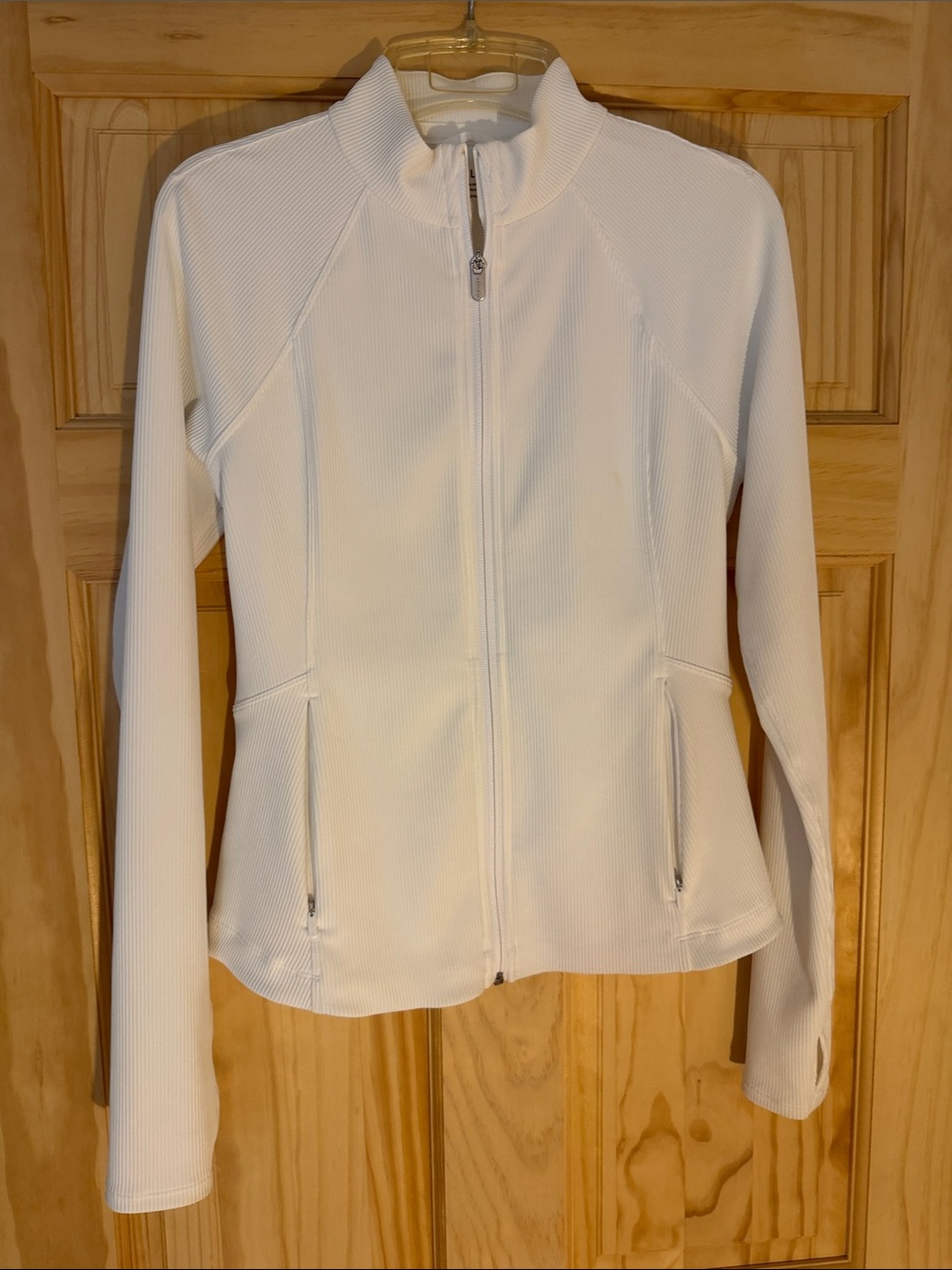 Athleta White Full-Zip  Jacket